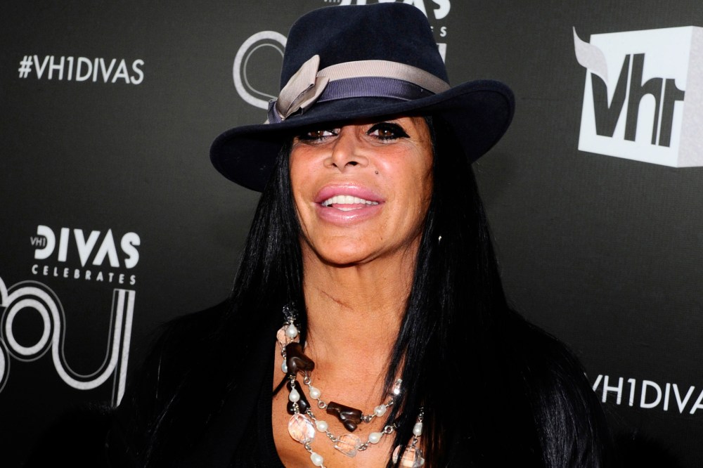 In this Dec. 18, 2011, file photo, Angela Raiola, better known as Big Ang, arrives at "Vh1 Divas Celebrates Soul" in New York. (Photo by Charles Sykes/AP)