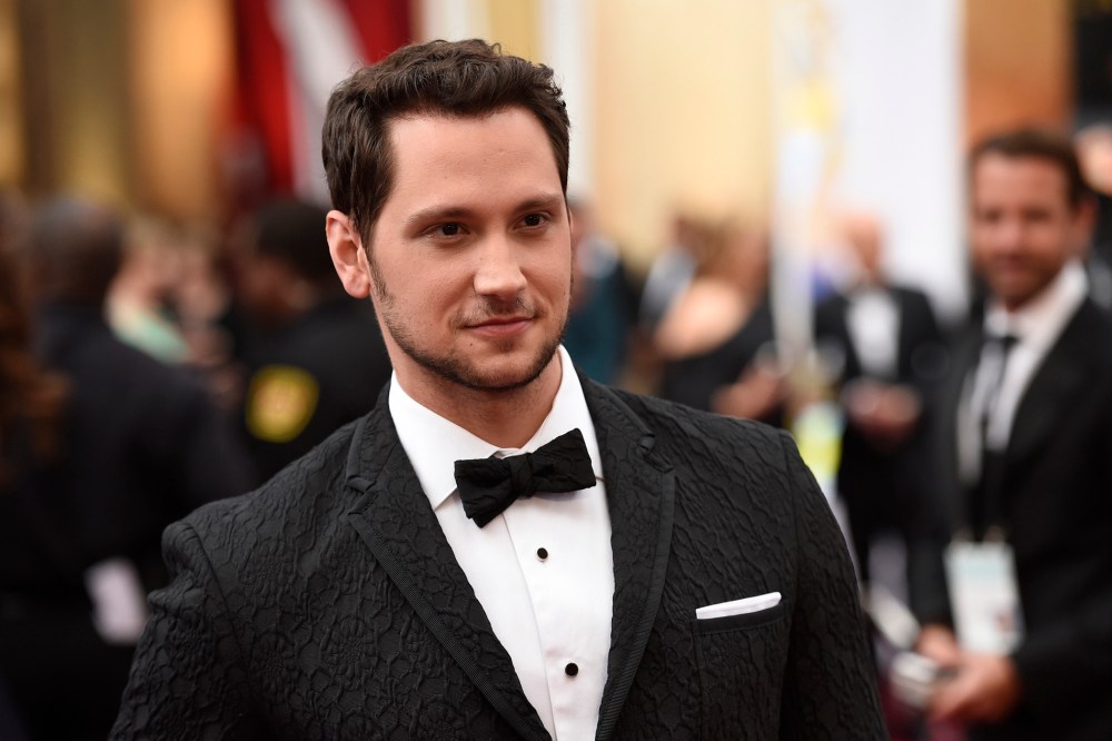 Matt McGorry arrives at the Oscars on Sunday, Feb. 22, 2015, at the Dolby Theatre in Los Angeles, Calif. (Photo by Chris Pizzello/Invision/AP)