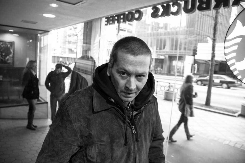 Scott Patrick, 48, stops for a mid-day coffee in downtown Atlanta.