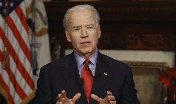 Vice President Joe Biden participates in a Google hangout on gun safety. (Screenshot)