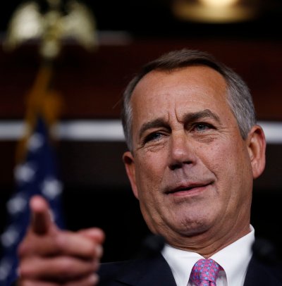 House Speaker John Boehner during his weekly news conference on Capitol Hill, July 11, 2013 in Washington, DC. Speaker Boehner talked about issues before Congress including Immigration and the upcoming Farm Bill vote.  (Photo by Mark Wilson/Getty Images)