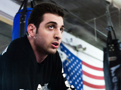 File Photo: Tamerlan Tsarnaev practices boxing at the Wai Kru Mixed Martial Arts center in April 2009 in Boston, Massachusetts.  Barcroft Media /Landov