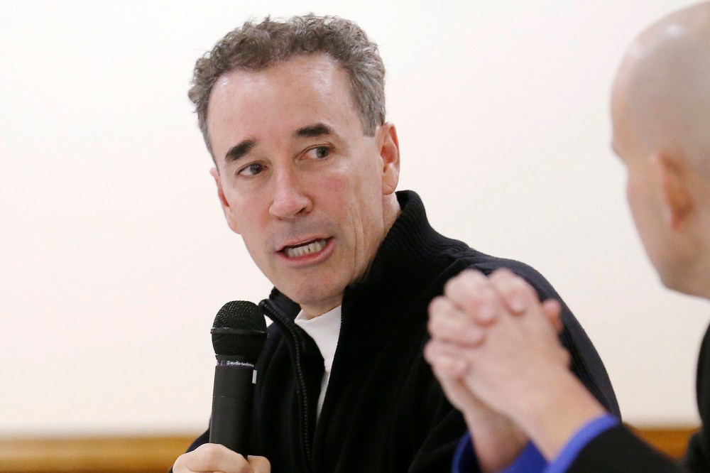 In this Jan. 11, 2015 photo candidate Joe Morrissey appears at an event in Richmond, Va. (Photo by Mark Gormus/Richmond Times-Dispatch/AP)