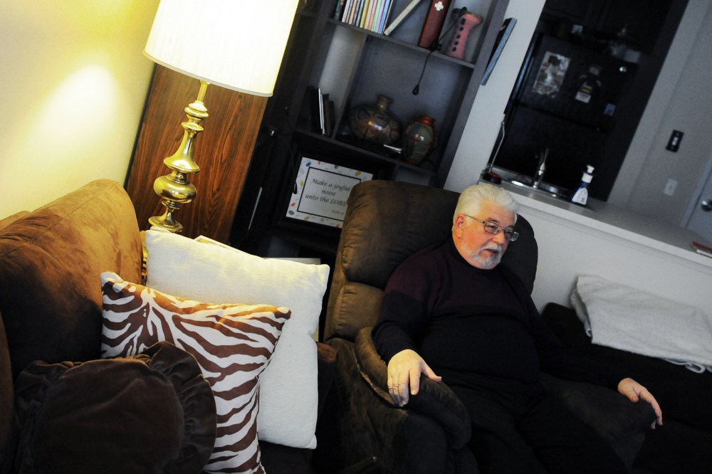 Bill Lowden, 70, a resident of the John C. Anderson Apartments, says affordable housing is “very important” to him.