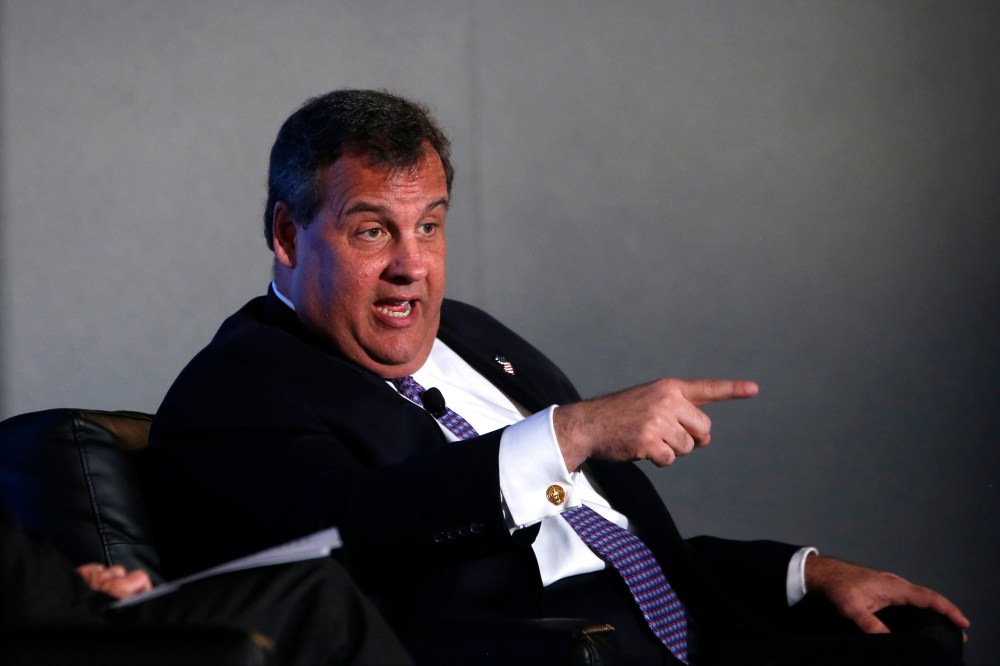 New Jersey Gov. Chris Christie at the 2014 Fiscal Summit in Washington, Wednesday, May 14, 2014.