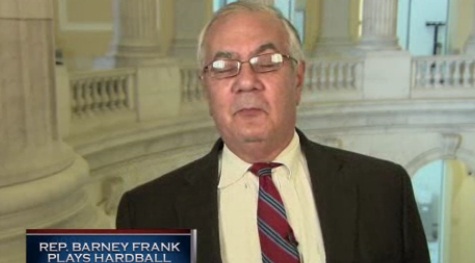 Rep. Barney Frank on  Hardball earlier this week.