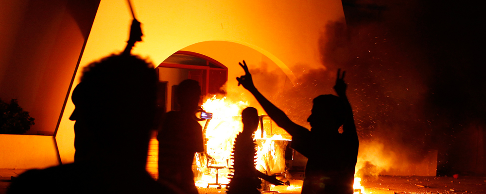 Romney attacks Obama for calling Middle East events 'bumps in the road'