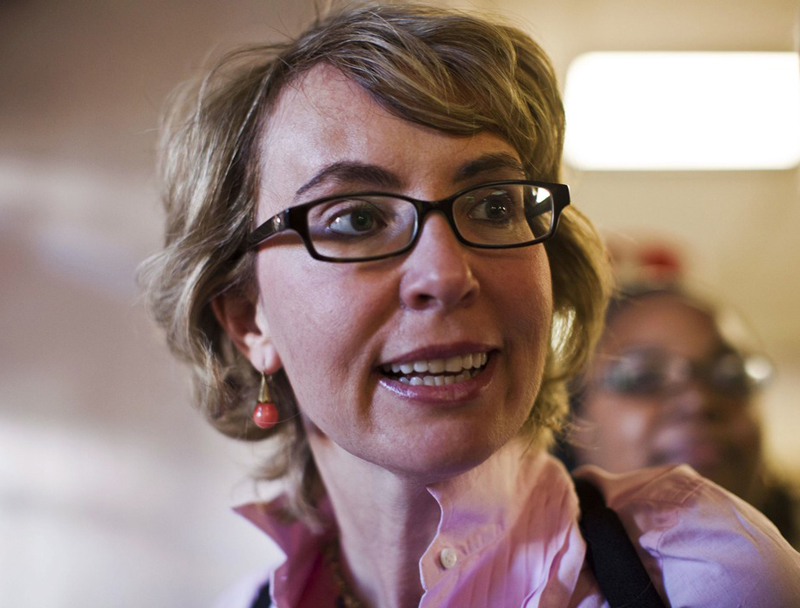 Former congresswoman Gabrielle Giffords leaves the Pima County Recorder's office after casting her ballots in downtown Tucson, Ariz., November 5. (Photo: Samantha Sais/Reuters)