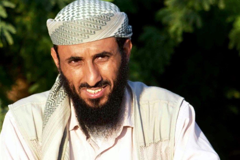 Al-Qaeda in the Arabian Peninsula (AQAP) chief Nasser al-Wuhayshi is pictured in the militant stronghold town of Jaar, in the southern Abyan province, on April 28, 2012. (Photo by stringer/AFP/Getty)
