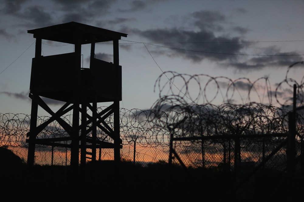 A watch tower is seen in the currently closed Camp X-Ray which was the first detention facility to hold 'enemy combatants' at the U.S. Naval Station on June 27, 2013 in Guantanamo Bay, Cuba. (Photo by Joe Raedle/Getty)