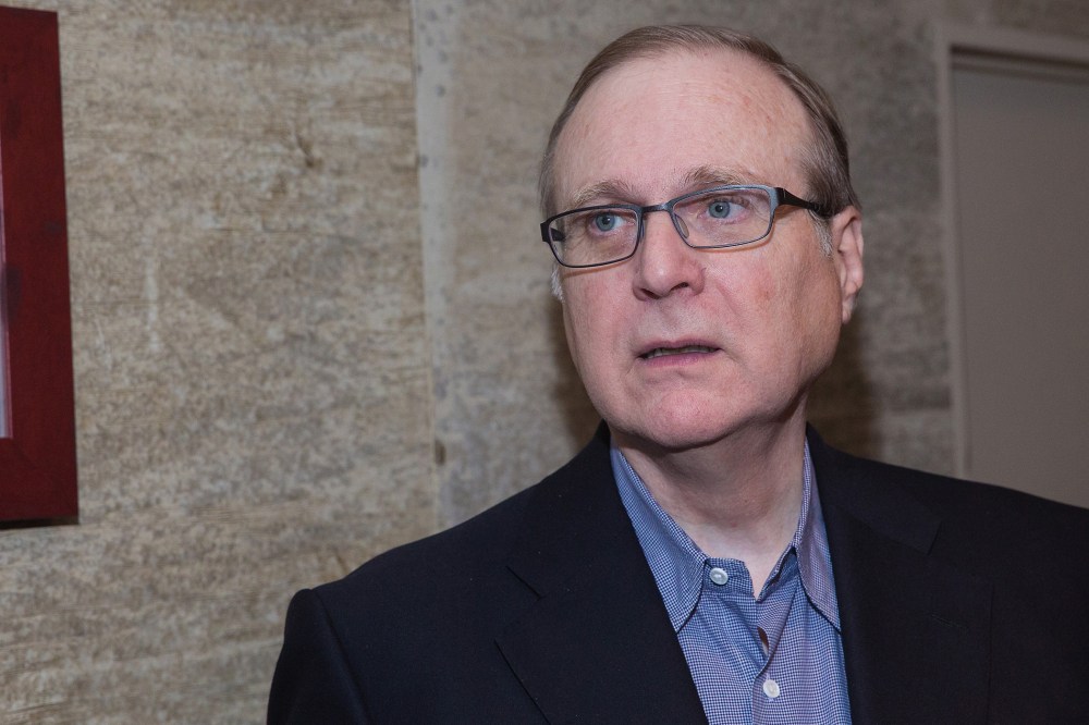 Seattle Seahawks team owner, philanthropist, investor, innovator and Microsoft co-founder Paul Allen attends a charity event at The Edgewater Hotel, Dec. 14, 2014 in Seattle, Wash. (Photo by Mat Hayward/Getty)