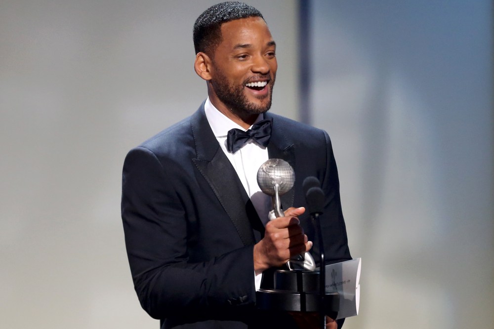 Actor Will Smith speaks onstage during the 46th NAACP Image Awards on Feb. 6, 2015 in Pasadena, Calif. (Photo by Frederick M. Brown/Getty for NAACP Image Awards)