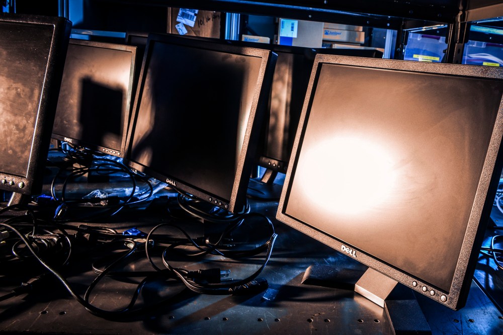 Hi tech hardware for our series on internet security, in Washington, DC.