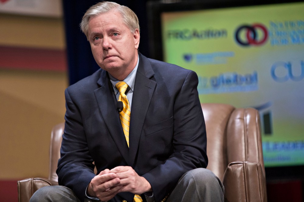 Senator Lindsey Graham (Photo by Daniel Acker/Bloomberg/Getty).