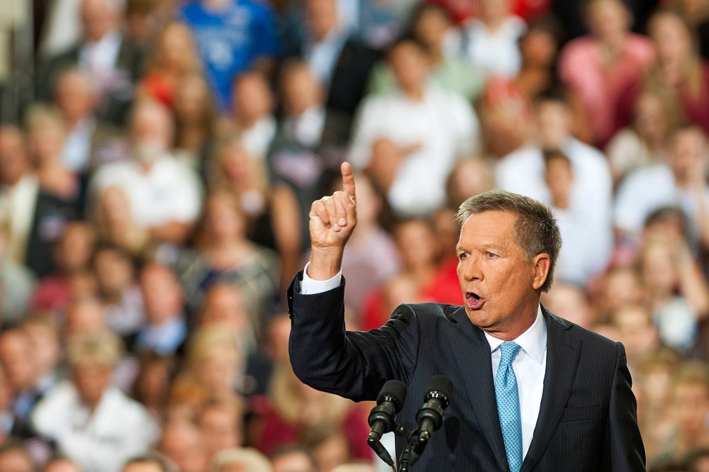 Ohio Gov. John Kasich Announces Candidacy For President (Photo by Ty Wright/Getty).