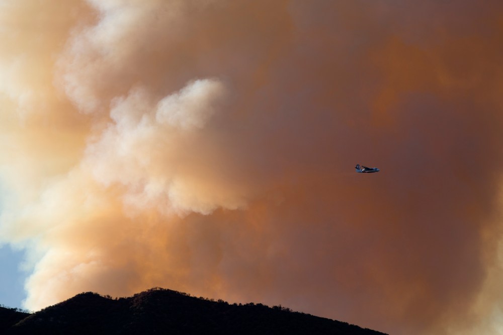 Wildfire North Of Los Angeles Burns Structures