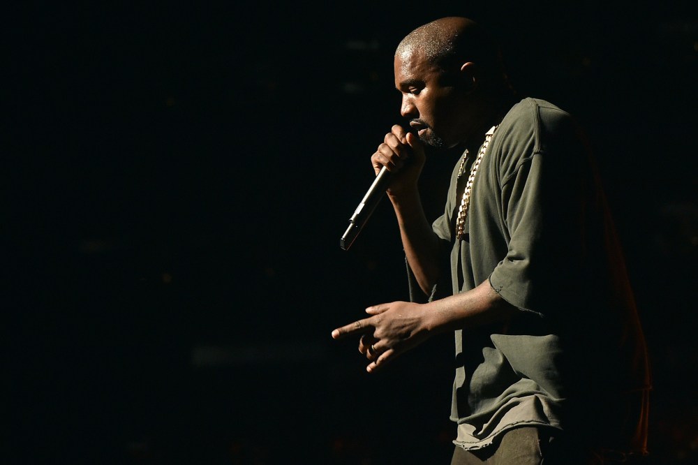 Musician Kanye West performs onstage at the 2015 iHeartRadio Music Festival at MGM Grand Garden Arena on Sept. 18, 2015 in Las Vegas, Nev. (Photo by Kevin Winter/Getty for iHeartMedia)