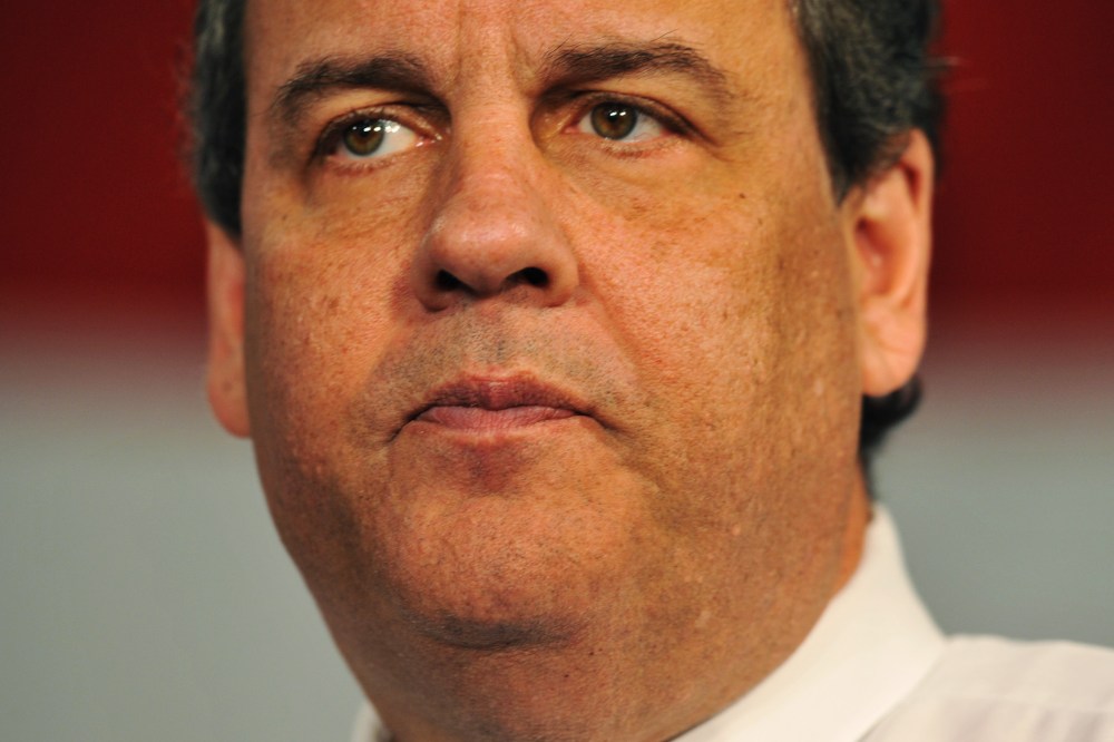 Republican presidential candidate and New Jersey Gov. Chris Christie, speaks at the Growth and Opportunity Party, at the Iowa State Fair in Des Moines, Iowa, Oct. 31, 2015. (Photo by Steve Pope/Getty)