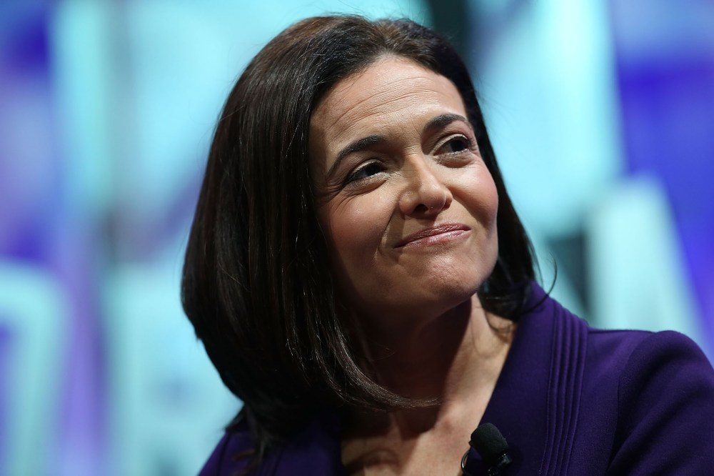 Facebook COO Sheryl Sandberg speaks during the Fortune Global Forum on Nov. 3, 2015 in San Francisco, Calif. (Photo by Justin Sullivan/Getty)