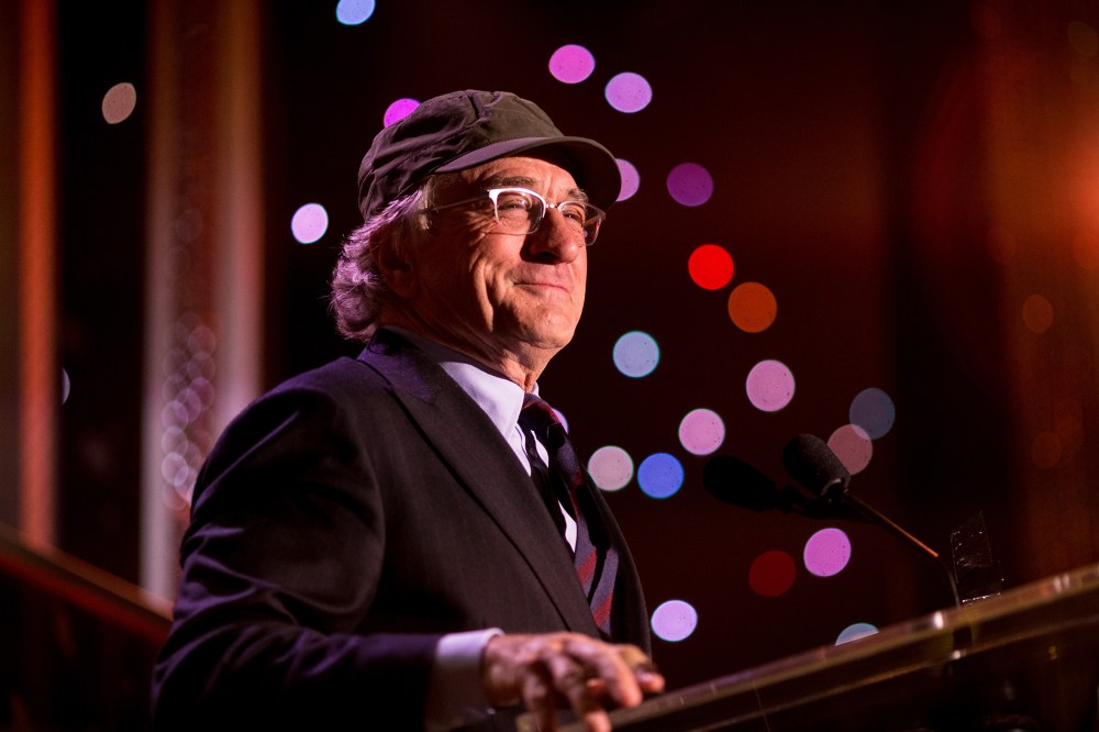 Honoree Robert De Niro accepts the Hollywood Career Achievement Award onstage during the 19th Annual Hollywood Film Awards at The Beverly Hilton Hotel on Nov. 1, 2015 in Beverly Hills, Calif. (Photo by Christopher Polk/HFA2015/Getty for dcp)