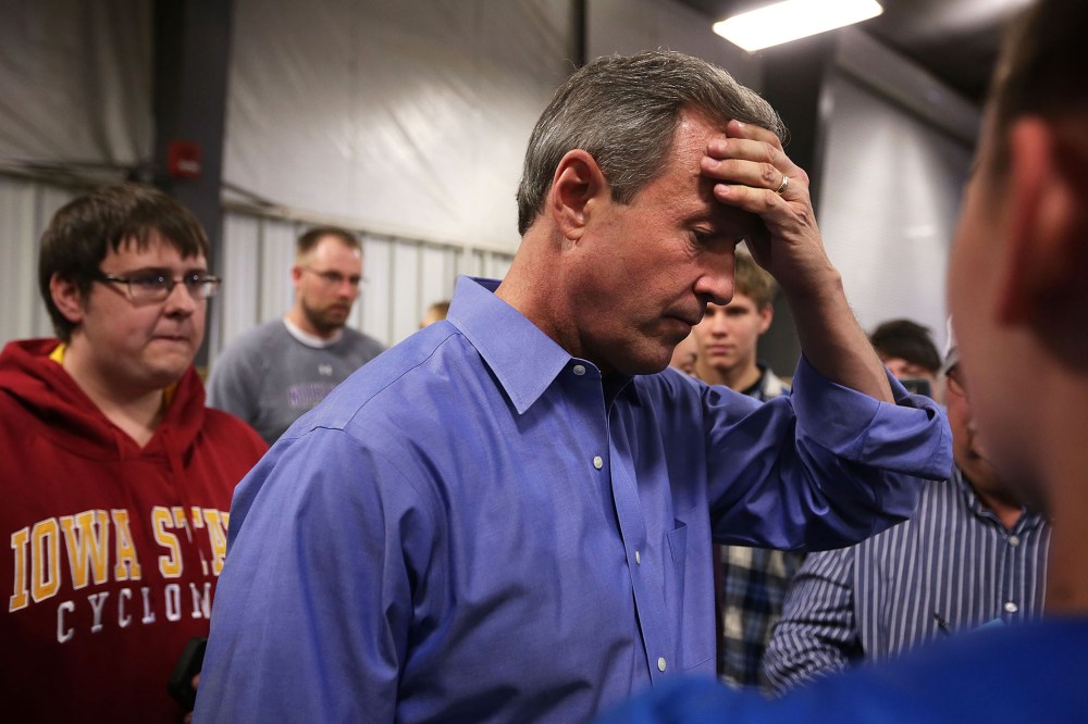 Democratic presidential candidate Martin O'Malley greets Iowans during the Central Iowa Democrats fall barbecue Nov. 15, 2015 at Iowa State University in Ames, Iowa. (Photo by Alex Wong/Getty)