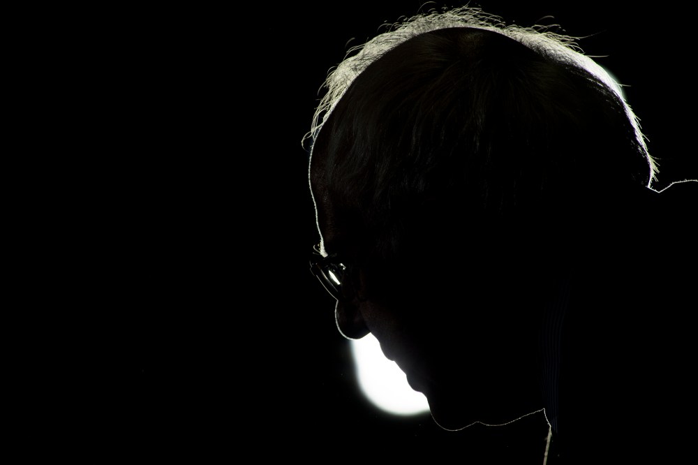 US presidential hopeful Senator Bernie Sanders speaks at a rally March 14, 2016 in Youngstown, Ohio.