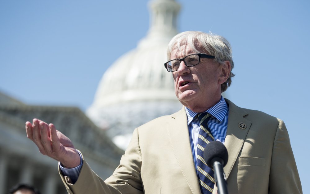 Rep. Brad Ashford, D-Neb., speaks during the House Democrats' news conference at the Capitol on Thursday, April 14, 2016.