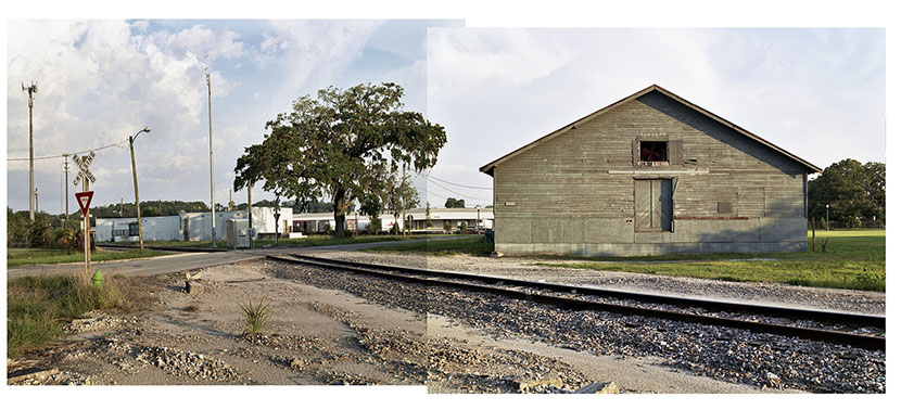 Goldsboro is a neighborhood literally on the other side of the tracks from much of Sanford. Here is a set of railroad tracks near 13th Street and highway 17-92 at the mouth of Goldsoboro.