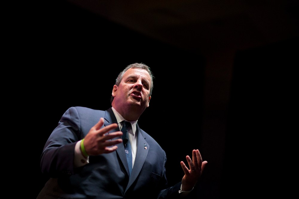 Republican presidential candidate, New Jersey Gov. Chris Christie, speaks at the RedState Gathering, Aug. 7, 2015, in Atlanta, Ga. (Photo by David Goldman/AP)