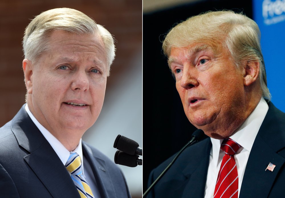 Image: Lindsey Graham; Donald Trump