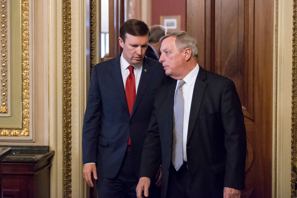 Image: Chris Murphy, Richard Durbin (Photo by J. Scott Applewhite/AP)