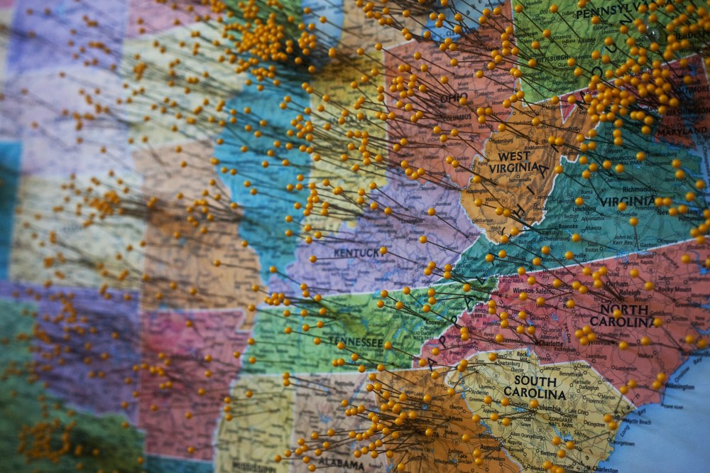 A map of the United States.