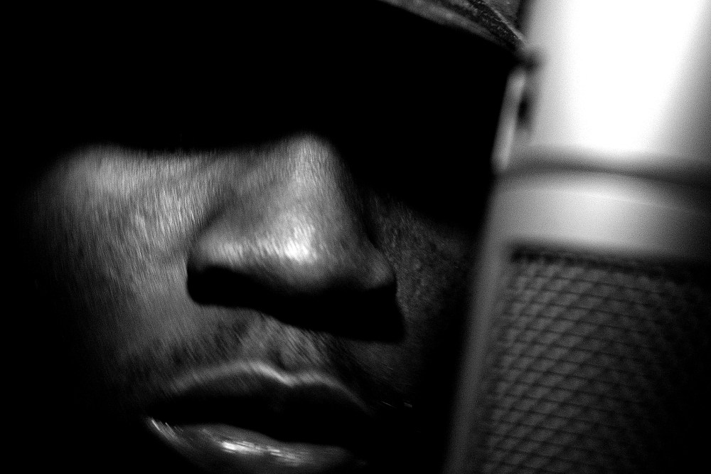 A rapper at a house party in Chicago.