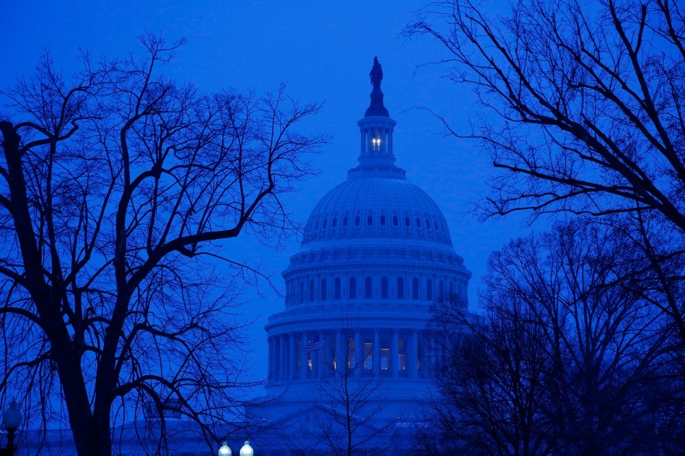 The US Capitol building.