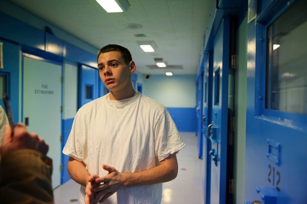 D.J. Young, housed on the mental health cellblock, who was recently released from solitary after three days, permitting him to resume his GED studies.