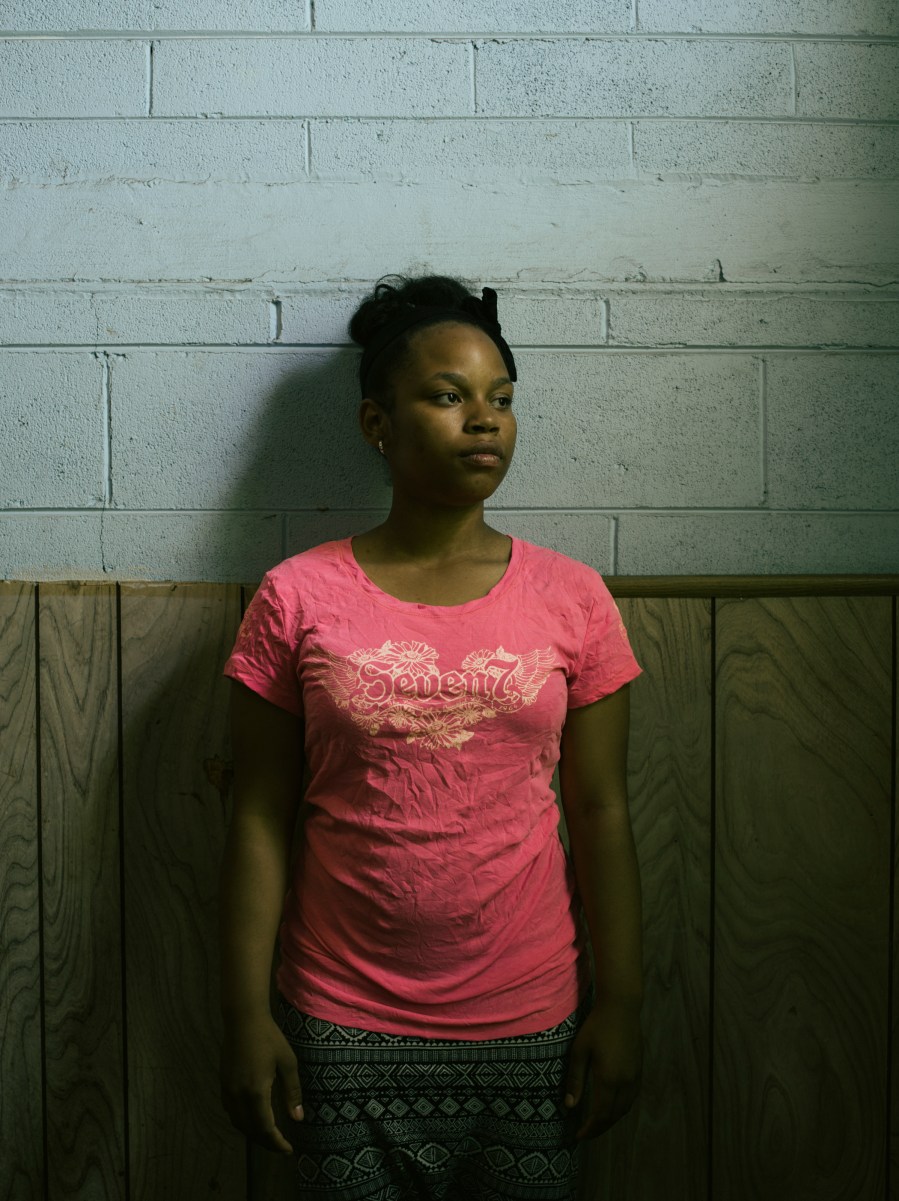 Ahriel Fuller in the New Life Baptist Church.