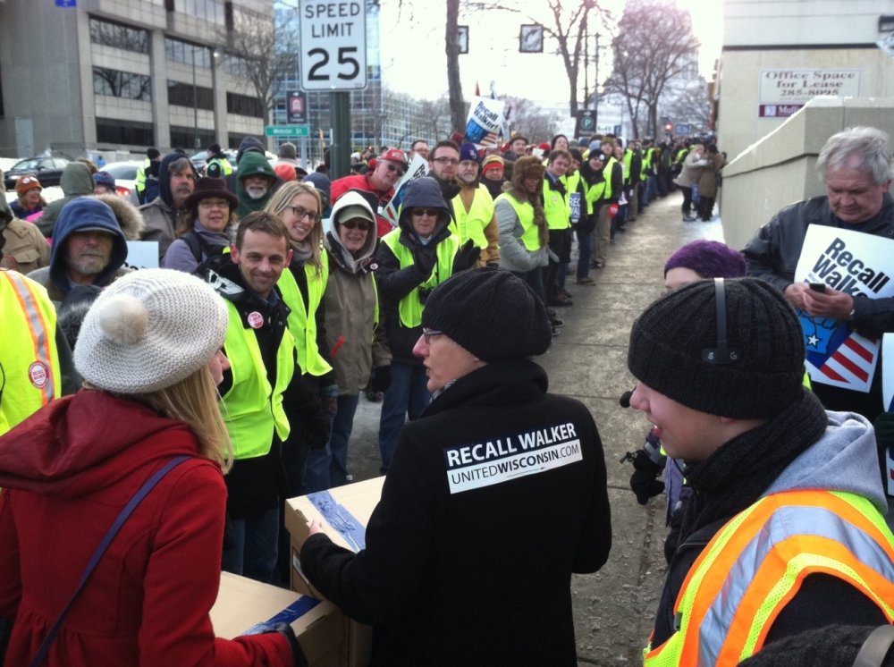 These folks are smiling in Wisconsin