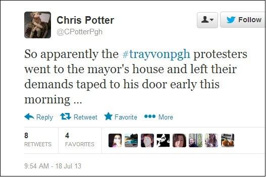 First Florida, now Pittsburgh: Sitting in against Stand Your Ground