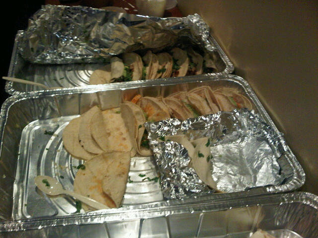 Staff supper, Friday, March 9