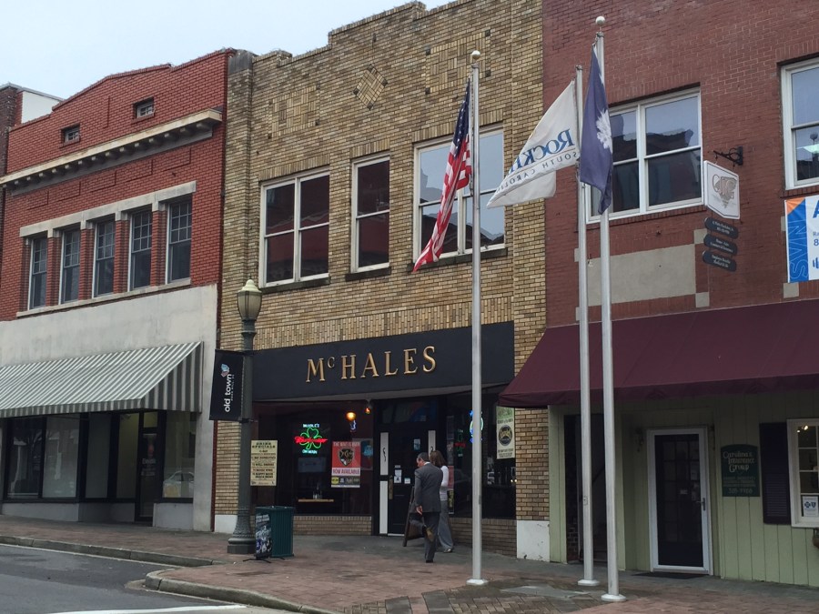 McHale's Irish Pub on Main Street in Rock Hill, South Carolina