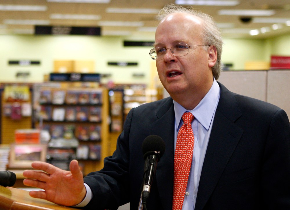 Former White House adviser Karl Rove in Oklahoma City, May 17, 2010.