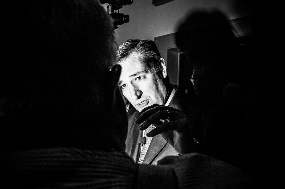 Sen. Ted Cruz holds a rally in Charleston, S.C., Feb. 19, 2016.  (Photo by Mark Peterson/Redux for MSNBC)