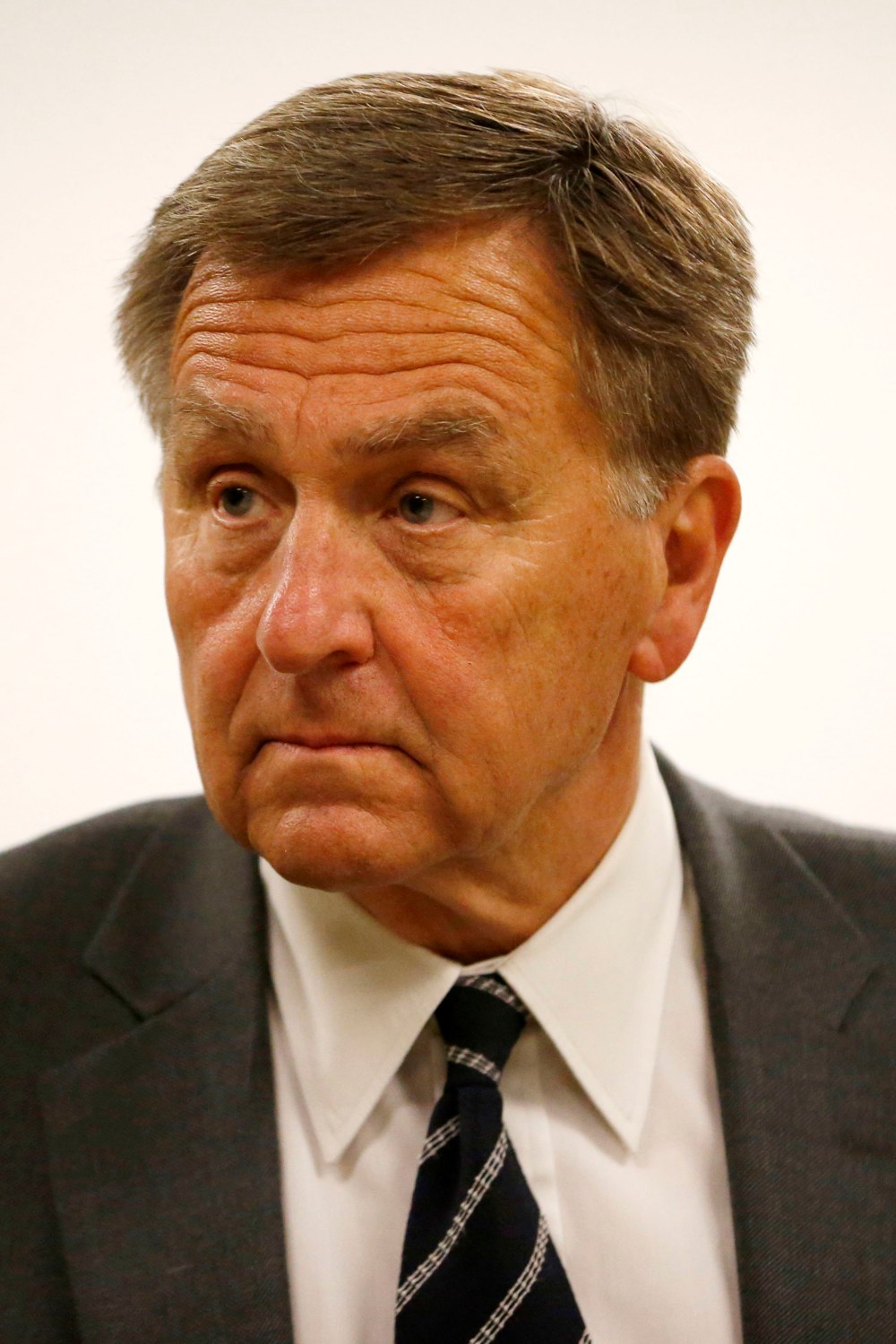 David Samson, chairman of The Port Authority of New York and New Jersey attends the board of commissioners monthly meeting, Wednesday, March 19, 2014, in Jersey City, N.J.