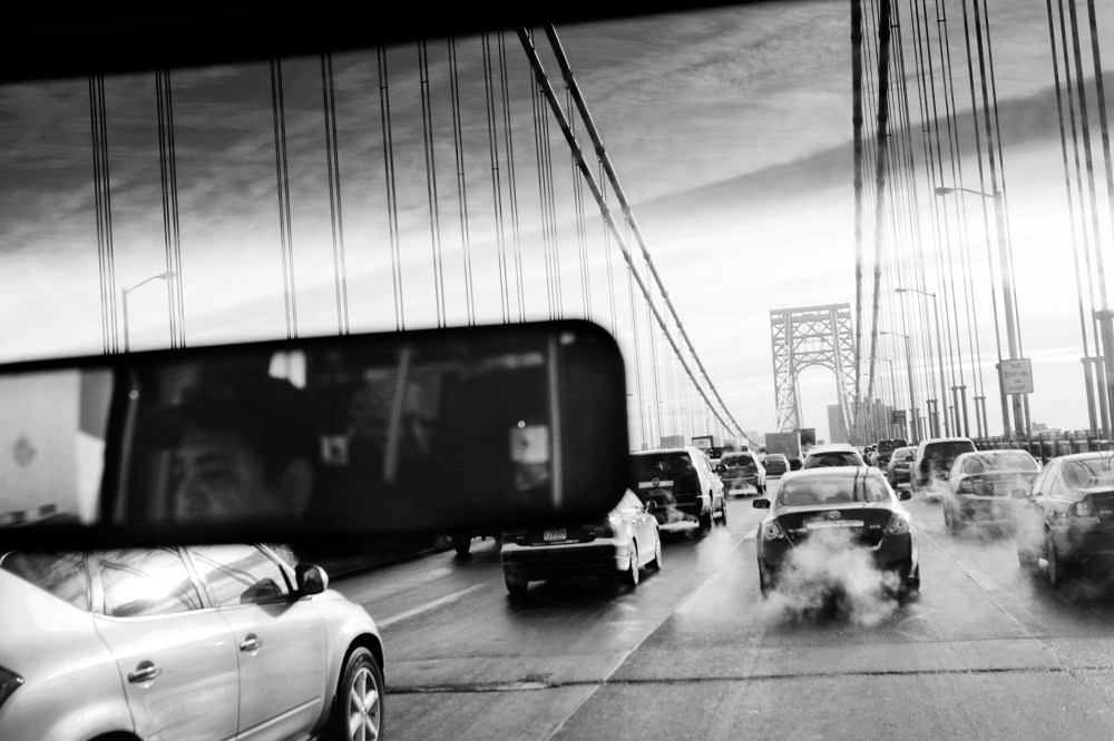 Morning rush hour in the George Washington Bridge. (Photo by Q. Sakamaki/Redux for MSNBC)
