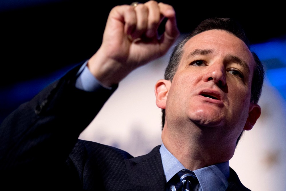 Sen. Ted Cruz speaks at the 2014 Values Voter Summit in Washington on Sept. 26, 2014. (Manuel Balce Ceneta/AP)