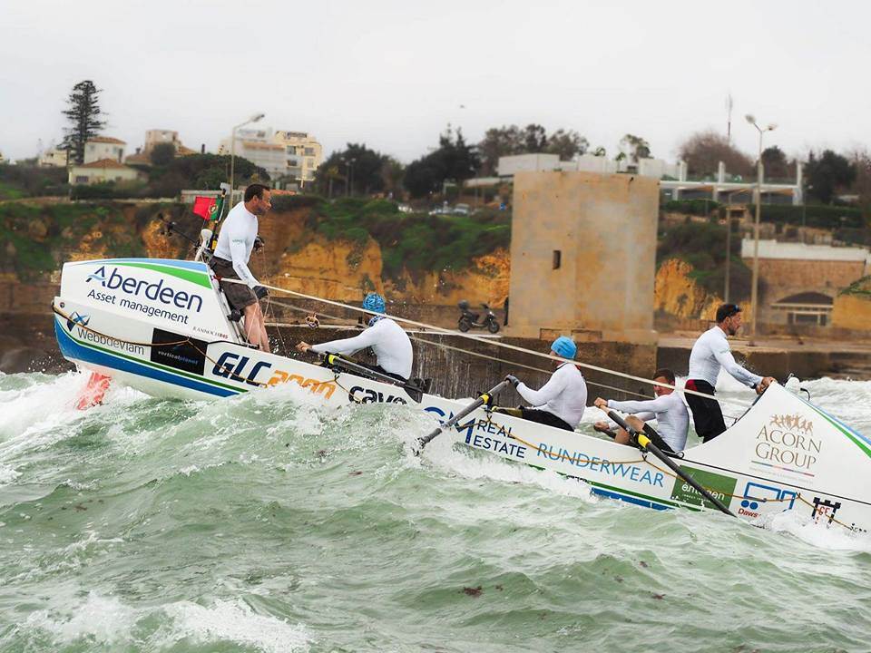 Team Essence practices off the coast of Portugal. (Photo by Tobi Corney/courtesy of NBC)