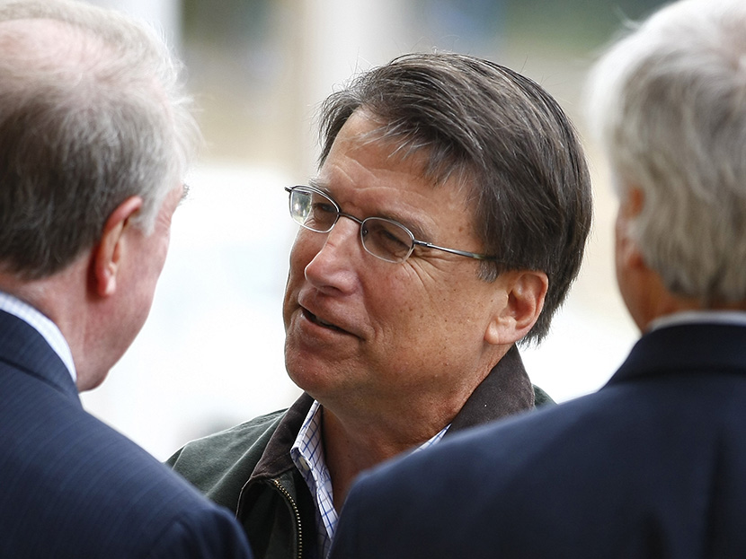 North Carolina Governor Pat McCrory in Charlotte, North Carolina November 6, 2012. (Photo by Chris Keane/Reuters)
