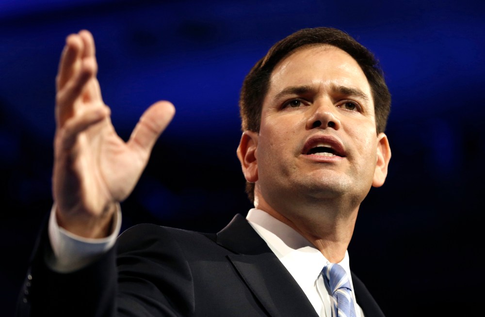 Senator Marco Rubio of Florida speaks at the Conservative Political Action Conference (CPAC) at National Harbor, Md., March 14, 2013.