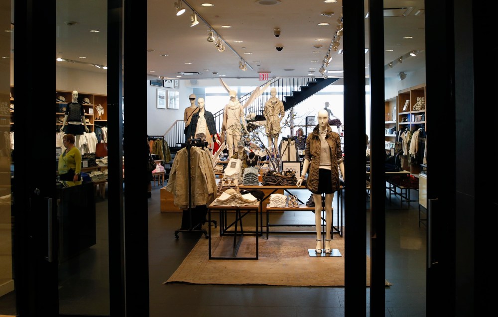 A J.Crew store is seen in Manhattan, New York