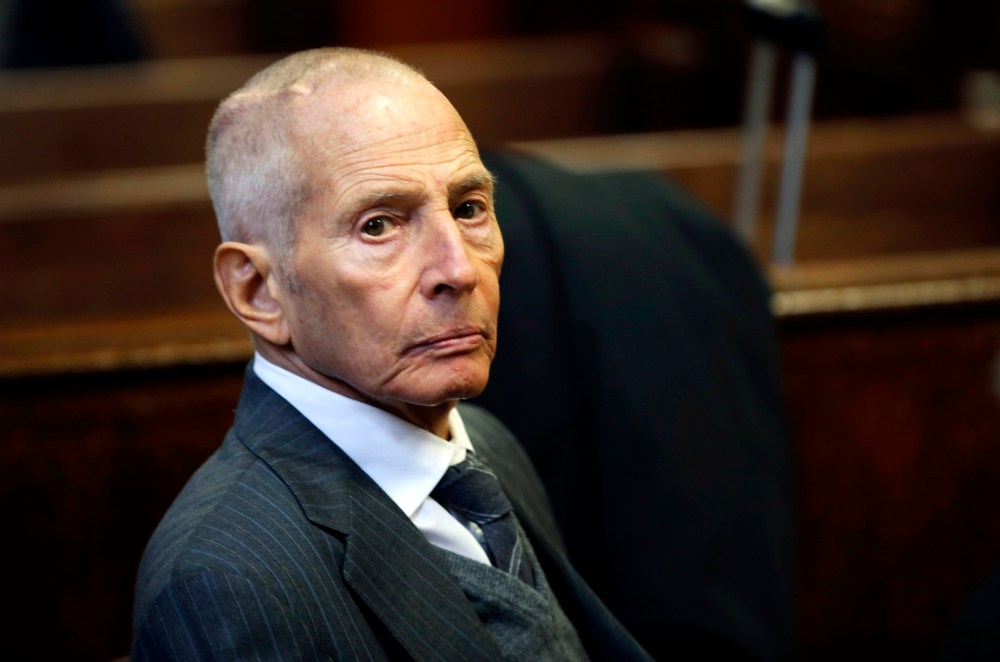 Real estate heir Robert Durst appears in a criminal courtroom for his trial on charges of trespassing on property owned by his estranged family, in New York Dec. 10, 2014. (Photo by Mike Segar/Reuters)
